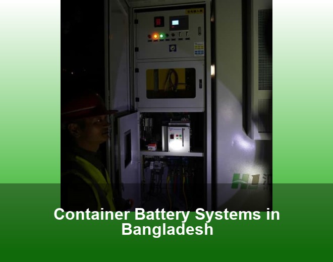 Container Battery Systems in Bangladesh